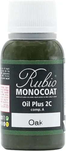 Miniatura 68 de Rubio Monocoat Muestra de Acabado de Aceite para Madera - Puro Aceite Plus Parte A Aceite de Linaza de Secado Rápido y Ecológico para Uso Pure