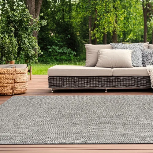 Miniatura 11 de nuLOOM Wynn Alfombra de Área Trenzada para Interiores/Exteriores, 3x5, Bronceado Wynn Tan
