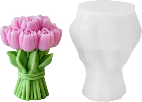 Miniatura 12 de Molde de vela fantasma, molde de silicona de fundición de resina de Dios de la Muerte para bricolaje, velas de aromaterapia, cera de yeso