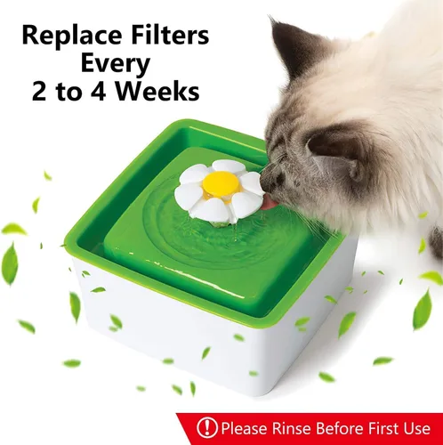 Miniatura 6 de Filtros de carbono de repuesto, filtros de agua para mascotas, filtros de fuente compatibles con Catit Mini Flower Fountain, paquete de 12