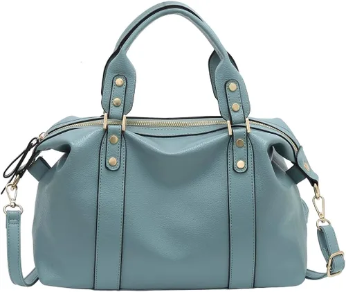 Miniatura 9 de Bolsos y carteras para mujer, bolso de mano de cuero vegano para mujer, bolso de hombro, bolso de viaje con compartimentos