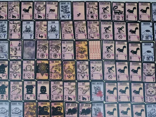 Miniatura 5 de Juego de cartas de inscryption con 230 cartas laminadas