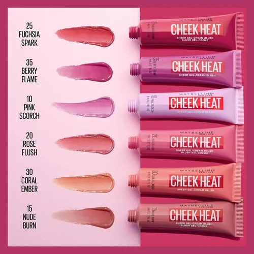 Miniatura 3 de Maybelline Cheek Heat Rubor en Gel-Crema, Maquillaje Ligero, Sensación Transpirable, Toque Sutil de Color, Aspecto Natural, Acabado Luminoso, Sin