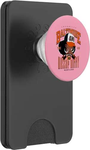 Miniatura 7 de 410 Código de área Baltimore Maryland Flag Blaq Girl Bmore Pride PopSockets estándar PopGrip