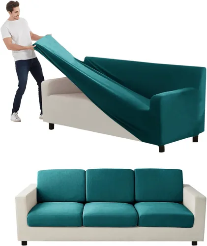Miniatura 52 de Funda para Sofá de Terciopelo, Fundas Elásticas para Sofá para Funda Principal Separada/Respaldos y Cojines de Asiento, Funda para Sofá, para Fundas