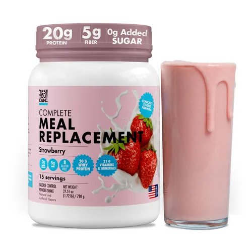 Miniatura 17 de Yes You Can! Batido completo de reemplazo de comidas, 15 porciones (chocolate) Proteína de reemplazo de comidas en polvo con vitaminas y minerales