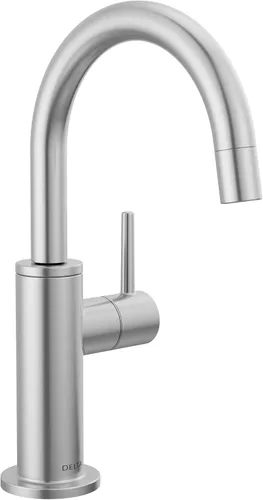 Delta Grifo dispensador de bebidas contemporáneo, grifo de fregadero de cocina de agua potable de níquel cepillado, acero inoxidable ártico