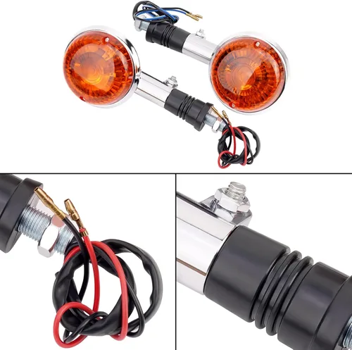 Miniatura 4 de AHL Luz indicadora de giro compatible con: Yamaha Virago 700 1984-1987/Virago 750 1981-1997/XV920 XV 920 Virago 920 1981-1983/Vmax 1200 1985 1986