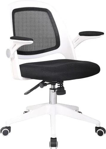 Miniatura 8 de Office Desk Computer Gaming Ergonomic Chair with Lumbar Back Support Adjustable Height Swivel Wheels Flip-up Arms Mesh Chair for Home Office