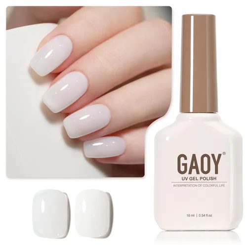 Miniatura 13 de GAOY - Esmalte de uñas de gel marrón, 16ml de esmalte de gel para quitar por remojo, curado con luz UV para arte de uñas, manicura DIY en casa, 2088