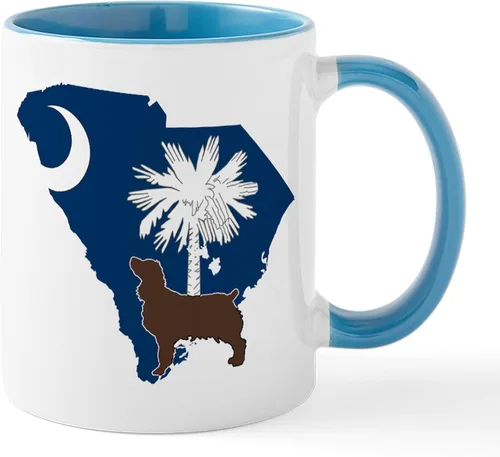 Miniatura 18 de CafePress Taza de café de cerámica de 11 oz (11.0 fl oz) de la bandera de Carolina del Sur Taza con la bandera de Carolina del Sur