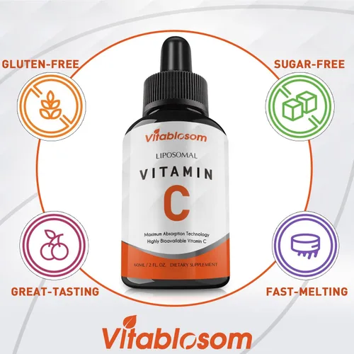 Miniatura 4 de Vitablosom Vitamina C Liposomal 2000mg Líquido para Adultos, Alta Absorción de VIT C, Maximiza la Vitamina C, Bueno para el Sistema Inmune