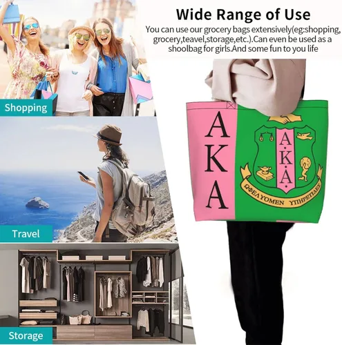Miniatura 8 de Bolsos de hombro para mujer, grandes, ligeros, de lona con paneles para compras, trabajo, viajes