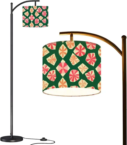 Miniatura 9 de Arc Floor Lamp Aesthetic mid century seamless retro design Decorative 50 s 60 s 70 s Tall Standing Lamp Modern Dimmable with Remote Adjustable Drum
