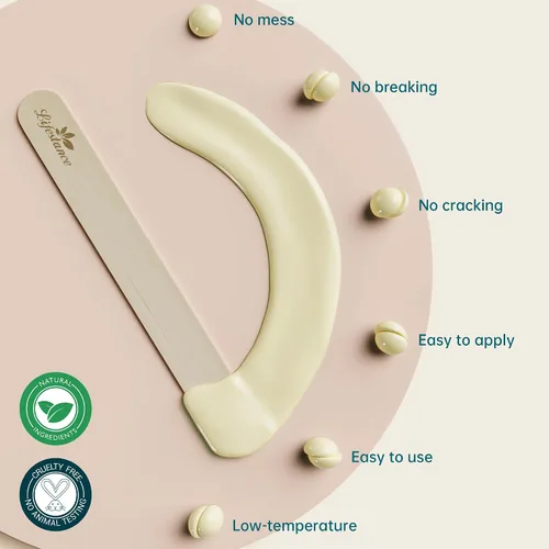 Miniatura 5 de 1 libra de granos de cera dura, kit de cera en perlas de Lifestance para depilación de cera dura para cabello fino y delgado, piel sensible, perlas