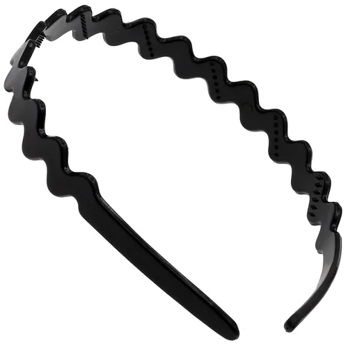 Camila Paris CP3295 - Diadema francesa para mujer, negra, banda de pelo con fuerte agarre para mujeres, ligera y muy flexible, sin deslizamiento y