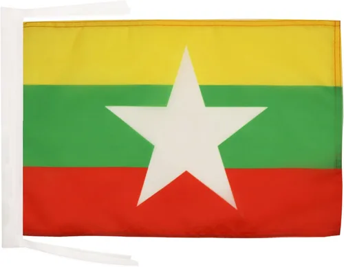 Miniatura 533 de Bandera de México AZ FLAG, 45.7 x 30.5 cm, con cordones - Pequeñas banderas mexicanas de 30 x 45 cm - Bandera de 45.7 x 30.5 cm
