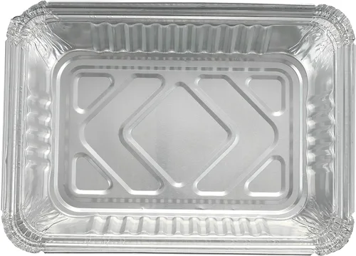 Miniatura 5 de Waytiffer Paquete de 25 sartenes desechables de papel de aluminio con tapas, latas de pan resistentes de 2.25 libras, capacidad de 8.5 x 6.3
