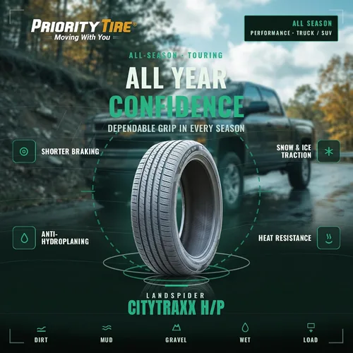 Miniatura 3 de Landspider - Neumático radial de altas prestaciones Citytraxx H/P, todas las estaciones 245/45R17, 245/45ZR17, 245/45/17, 245/45-17, 99W, capacidad