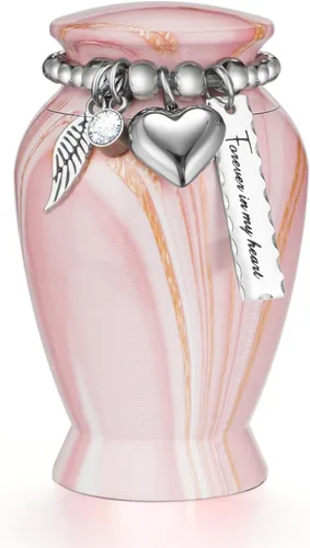 Miniatura 11 de Dletay Urnas pequeñas para cenizas humanas, recuerdo de 2.85 pulgadas, mini urna de cremación conmemorativa para mujeres y hombres, urnas funerarias