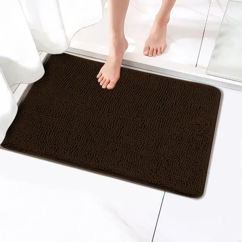 Miniatura 22 de Alfombras de baño Secura, 47 x 28 pulgadas, extra suaves y gruesas, alfombra de baño absorbente de agua, lavable a máquina, alfombras de baño Azul