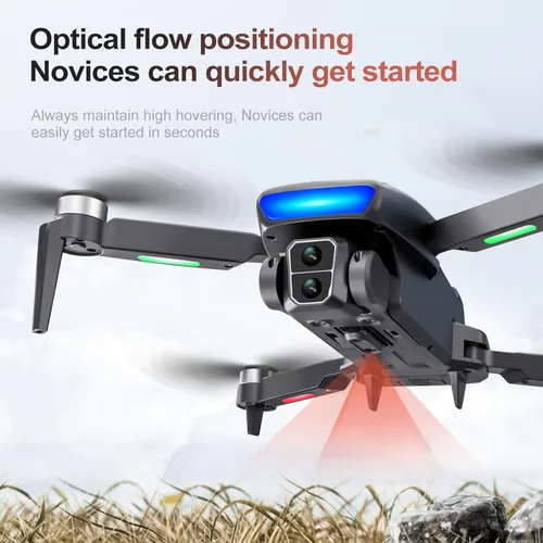 Miniatura 4 de Dron GPS S181 con cámara para principiantes, Drone FPV 8K con motor sin escobillas, transmisión WiFi 5G, evitación de obstáculos, posicionamiento