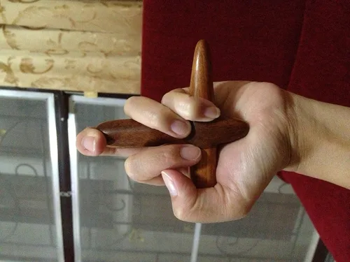 Miniatura 3 de Madera Salud Reflexología Tailandés Pie Mano Masaje Spa Madera Stick Relax Herramientas Tradicional