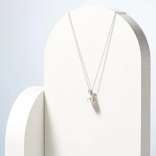 Miniatura 50 de Amazon Essentials Collar con colgante de piedra natal de corte redondo de plata de ley de 18 pulgadas (anteriormente colección Amazon)