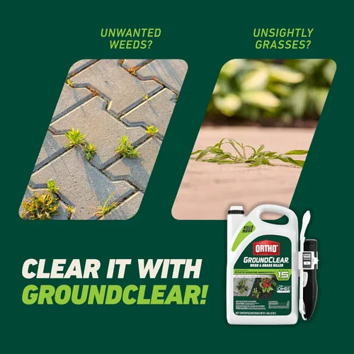 Miniatura 5 de Ortho GroundClear - Eliminador de malezas y césped con varita Comfort Wand – mata dientes de león, pangelina, pasto de cangrejo, musgo y más