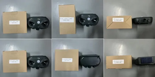 Miniatura 8 de Paquete de 2 repelentes de animales ultrasónicos solares para exteriores, dispositivos repelentes de ciervos con sensor de movimiento para gato