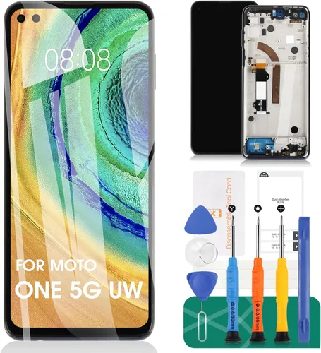 Para Moto One 5G UW Reemplazo de pantalla para Motorola G 5G Plus Pantalla LCD para una pantalla 5G para pantalla táctil Edge S XT2075 XT2075-2,