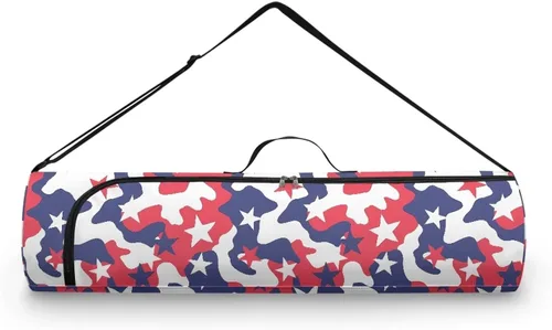 Miniatura 8 de Bolsa para esterilla de yoga para mujeres y hombres, con cremallera completa, bolsa de transporte para esterilla de yoga para clase de entrenamiento