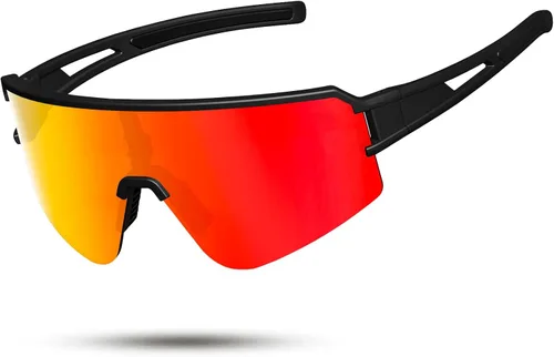 Miniatura 11 de SPOSUNE Gafas de ciclismo polarizadas para hombres y mujeres, protección UV400, gafas de sol deportivas para béisbol, correr, pesca, equitación