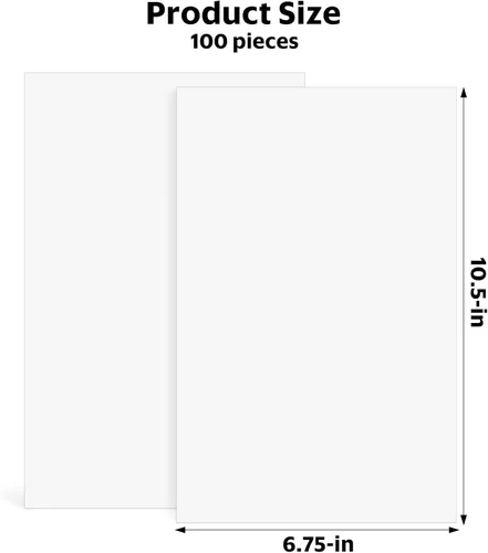 Miniatura 2 de YSCare 100 tableros de cómics, tableros de cómics de tamaño actual, tablero de respaldo sin ácidos, tablero grueso y duradero para archivos