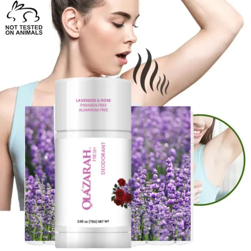 Miniatura 5 de Natural Lavender & Rose Desodorante Antitranspirante en Barra de 48 Horas: Protección Libre de Manchas para Mujeres y Hombres, 2 oz.