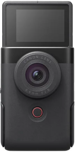 Miniatura 2 de Canon PowerShot V10 Vlog - Cámara compacta de vlogging 4K con soporte integrado, micrófonos estéreo y pantalla abatible (negro) (5947C002) +