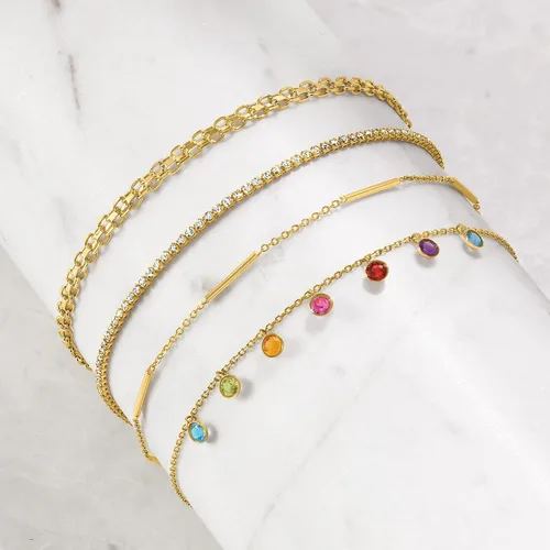 Miniatura 4 de RS Pure by Ross-Simons Italian 14kt Yellow Gold Bismark-Link Bracelet