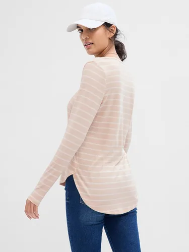 Miniatura 2 de GAP Women's Long Sleeve Cozy Split Neck Top Shirt