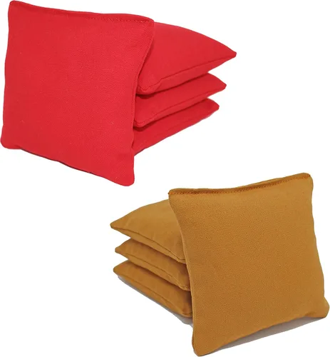 Miniatura 29 de Bolsas de cornhole con regulación ACA de Donkey Sports (personalizable) Juego de 8. Relleno de maíz. - Negro/Violeta