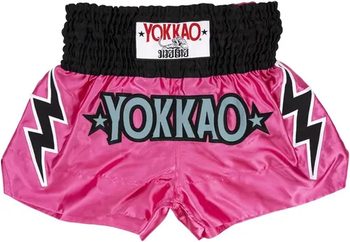 YOKKAO Pantalones cortos de boxeo Muay Thai para hombres y mujeres Pantalones cortos de satén premium para atletas Ideal para entrenamiento y
