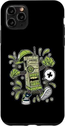 Miniatura 13 de Diseño de WalkieTalkie de dibujos animados para iPhone 16 para niños en estuche de estilo cómico
