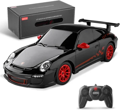 Miniatura 16 de BEZGAR Auto a control remoto con licencia RC, auto de juguete Lambo a escala 1:24 para niños, modelo Lambo Aventador SVJ a control remoto eléctrico