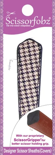 Miniatura 88 de Fundas protectoras para tijeras de diseñador, 4 unidades, tamaño surtido, diseño floral victoriano azul #4-304 Jardín floral victoriano azul