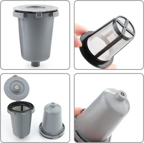 Miniatura 6 de Vaso de filtro reutilizable para Cuisinart, gris (paquete de 1)