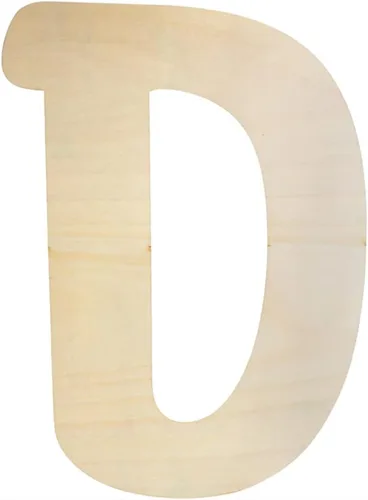Miniatura 11 de Letras de madera grandes S, letras de madera grandes de 12 pulgadas, letras de madera sin terminar para decoración de pared, manualidades, tablero