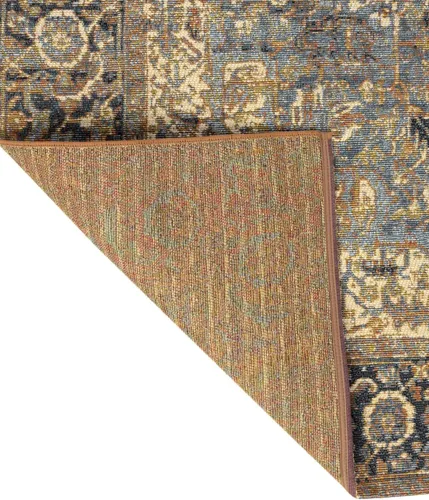 Miniatura 7 de Unique Loom Outdoor Traditional Collection - Alfombra de área - Nosara (4 pies 1 pulgada x 6 pies 1 pulgada, rectangular, azul/azul claro)