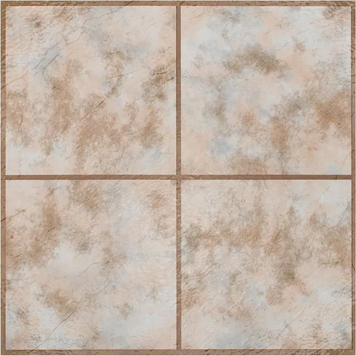 Miniatura 8 de Achim Imports VFT920POVR Home Furnishings Portfolio 12 x 12 pulgadas, 0.079 in, piso de vinilo autoadhesivo, parquet de nogal, 9 baldosas/9 pies