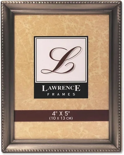 Miniatura 45 de Lawrence Frames - 11723 Marco de fotos clásico con cuentas, 2.5 x 3.5, dorado