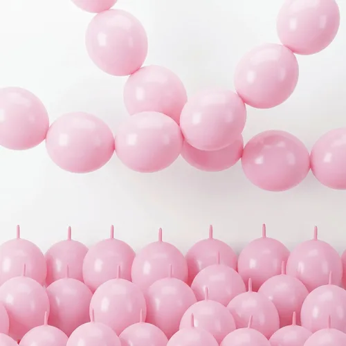 Miniatura 21 de Globos de Enlace Azul Claro, 60 Piezas de 6 Pulgadas Globos Pequeños de Enlace Rápido Azul Bebé para Hacer Pared de Globos, Arco de Corazón, Globos