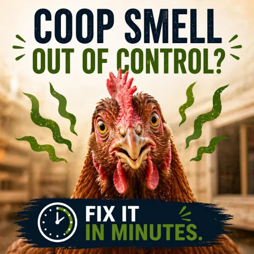Miniatura 5 de Healthy Ponds Dr. Connie's Odor Lok Coop Desodorizador Reduce naturalmente los olores de Coop Control de olores para gallineros de patio trasero